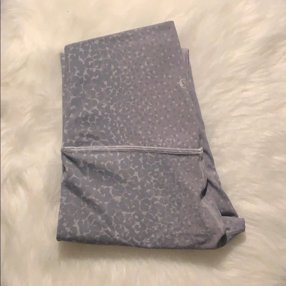 LuluLemon Align Grey Cheetah Sz 4!